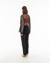 Load image into Gallery viewer, Sheer Cut Out Shirt