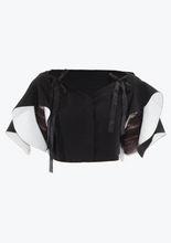 Load image into Gallery viewer, Ribbon Cut Out Crop Top