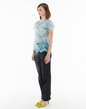Load image into Gallery viewer, Sheer Smocking Top