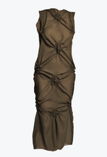 Load image into Gallery viewer, Quatrefoil Midi Dress