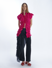 Load image into Gallery viewer, Statement Abstract Ruched Top
