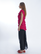 Load image into Gallery viewer, Statement Abstract Ruched Top