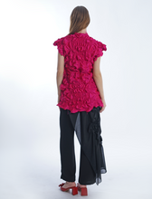 Load image into Gallery viewer, Statement Abstract Ruched Top