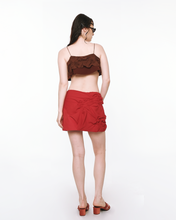 Load image into Gallery viewer, Stardust Mini Skirt Red