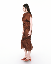 Load image into Gallery viewer, Quatrefoil Fitted Midi Dress