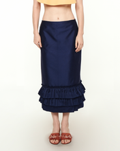 Load image into Gallery viewer, Ruffle Midi Skirt