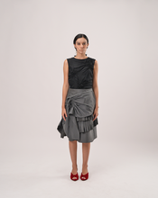 Load image into Gallery viewer, Draped Pleats Ruched Skirt