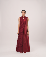 Load image into Gallery viewer, Dual Collar Stardust Maxi Dress