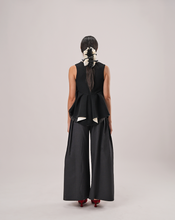 Load image into Gallery viewer, Half-Pleat Wide-Leg Pants