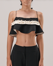 Load image into Gallery viewer, Petal Ruffle Flare Top