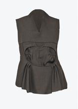 Load image into Gallery viewer, Cut Out Draped Top