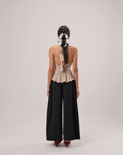 Load image into Gallery viewer, Sheer Ruffle Halter Top