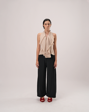 Load image into Gallery viewer, Sheer Ruffle Halter Top