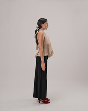 Load image into Gallery viewer, Sheer Ruffle Halter Top