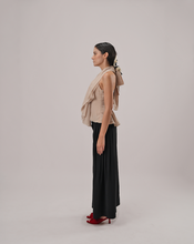 Load image into Gallery viewer, Sheer Ruffle Halter Top