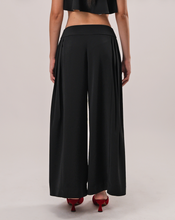 Load image into Gallery viewer, Half-Pleat Wide-Leg Pants