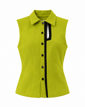 Load image into Gallery viewer, Tailored Cut-Out Vest