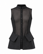 Load image into Gallery viewer, Deconstructed Waist Collar Shirt