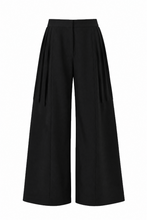 Load image into Gallery viewer, Half-Pleat Wide-Leg Pants