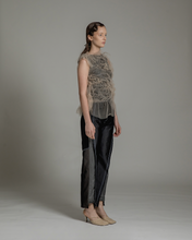 Load image into Gallery viewer, Sheer ruched top