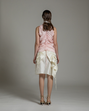 Load image into Gallery viewer, Blushed top with drawstring panels