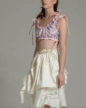 Load image into Gallery viewer, Drawstring embroidered bandeau