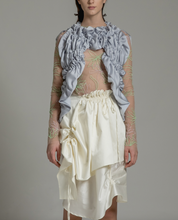 Load image into Gallery viewer, Abstract ruched cape