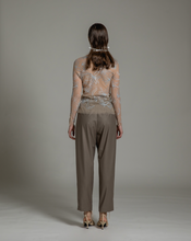 Load image into Gallery viewer, Multi-color embroidered fitted top