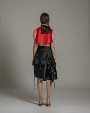 Load image into Gallery viewer, Festive Cropped drawstring top