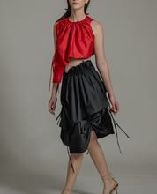 Load image into Gallery viewer, Festive Cropped drawstring top