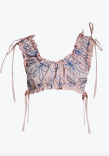 Load image into Gallery viewer, Drawstring embroidered bandeau