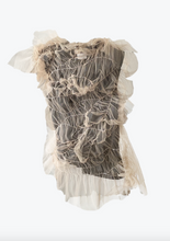 Load image into Gallery viewer, Sheer ruched top