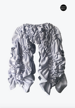 Load image into Gallery viewer, Abstract ruched cape