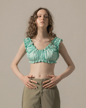 Load image into Gallery viewer, Floral embroidered bandeau