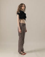 Load image into Gallery viewer, Cut Out Ruched Crop Top