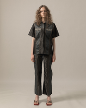 Load image into Gallery viewer, Two Tone Denim Shirt