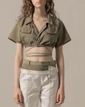 Load image into Gallery viewer, Wrap Around Crop Top