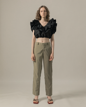 Load image into Gallery viewer, Crop Top with Ruffles