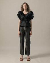 Load image into Gallery viewer, Peplum Top with Ruffles Details