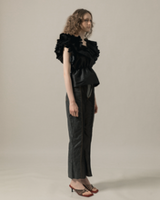 Load image into Gallery viewer, Peplum Top with Ruffles Details
