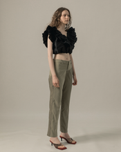 Load image into Gallery viewer, Crop Top with Ruffles