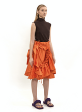 Load image into Gallery viewer, Ruched Draped Skirt