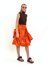 Load image into Gallery viewer, Ruched Draped Skirt