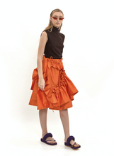 Load image into Gallery viewer, Ruched Draped Skirt