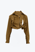 Load image into Gallery viewer, Cut-out Cropped Shirt