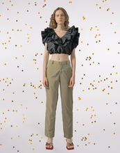 Load image into Gallery viewer, Crop Top with Ruffles