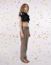 Load image into Gallery viewer, Cut Out Ruched Crop Top