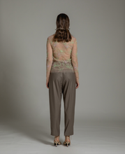 Load image into Gallery viewer, Multi-color embroidered fitted top

