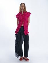 Load image into Gallery viewer, Statement Abstract Ruched Top
