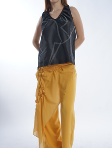 Gathered Top Stitch Tank